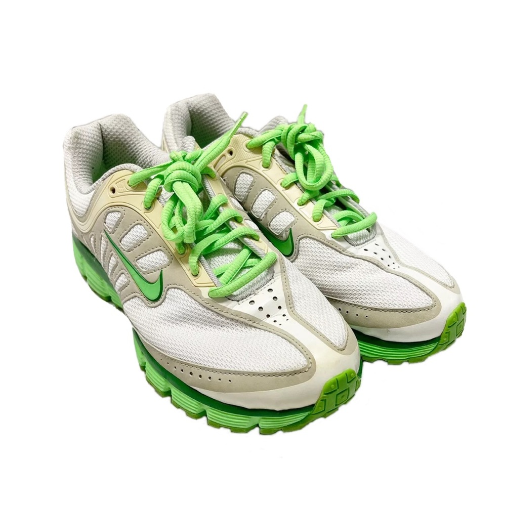 Nike Inspire Dual Fusion Running Sneakers Shoes Lace Up White Green Sz 8